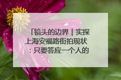 镜头的边界｜实探上海安福路街拍现状：只要答应一个人的拍摄要求，其他人就会蜂拥而上