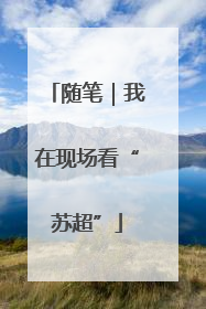 随笔｜我在现场看“苏超”