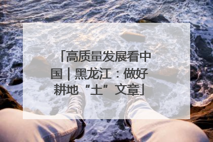 高质量发展看中国｜黑龙江：做好耕地“土”文章