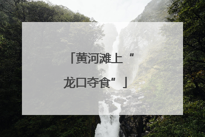 黄河滩上“龙口夺食”
