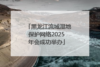 黑龙江流域湿地保护网络2025年会成功举办