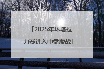2025年环塔拉力赛进入中盘鏖战