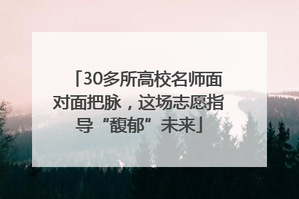 30多所高校名师面对面把脉，这场志愿指导“馥郁”未来